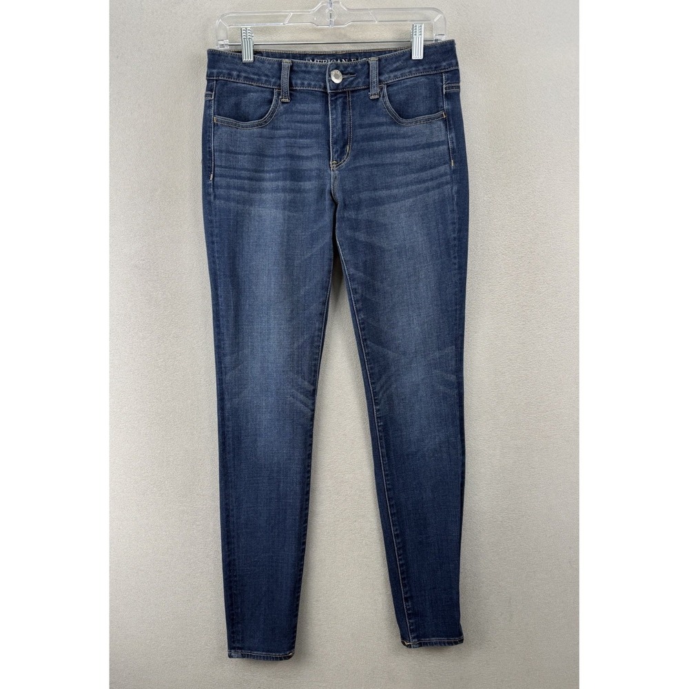 American Eagle‎ Size 6 Long Super Stretch X Jegging Mid Rise Skinny Jeans